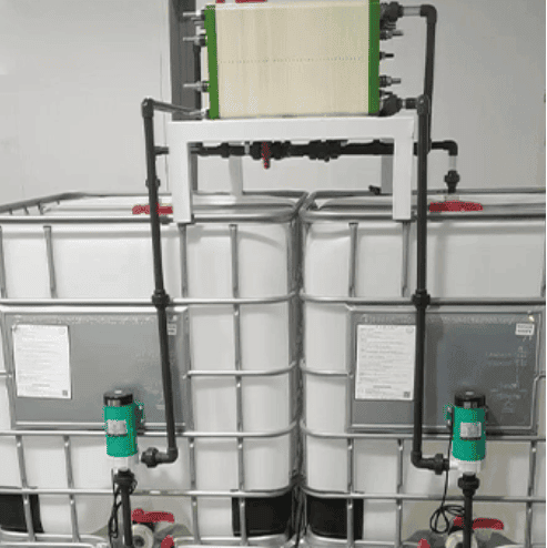 5kW vanadžio redokso srauto akumuliatoriaus dvipusis energijos kaupimas