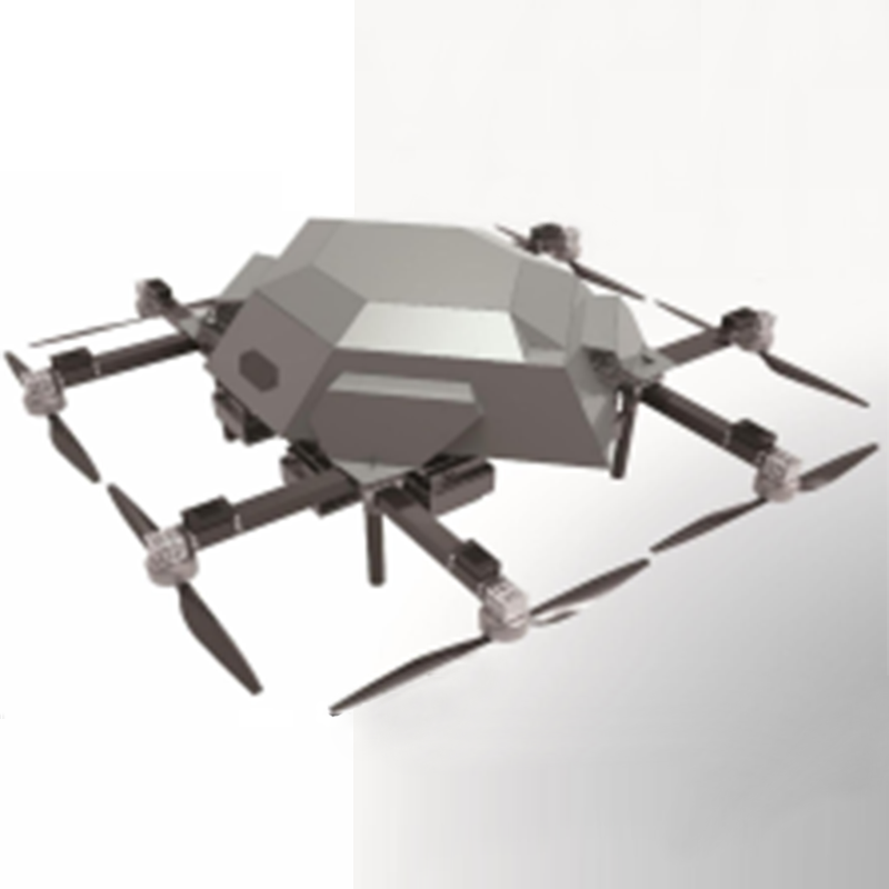 Paskirstytas didelės apkrovos vandeniliu varomas UAV
