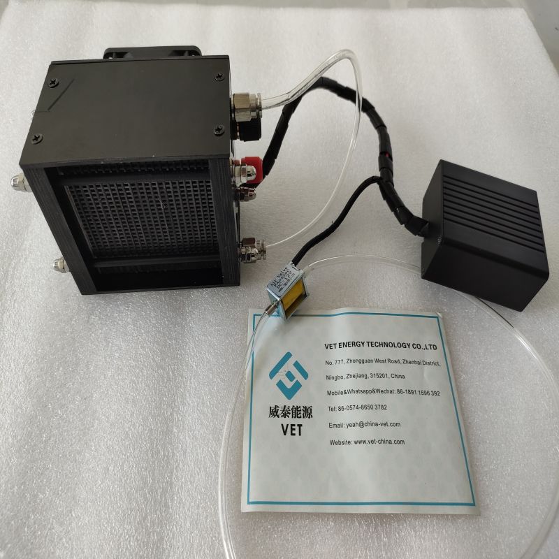 Pemfc 12v vandenilio kuro elementas, skirtas dronui, 100 W metalinis dvipolis vandenilio kuro elementas