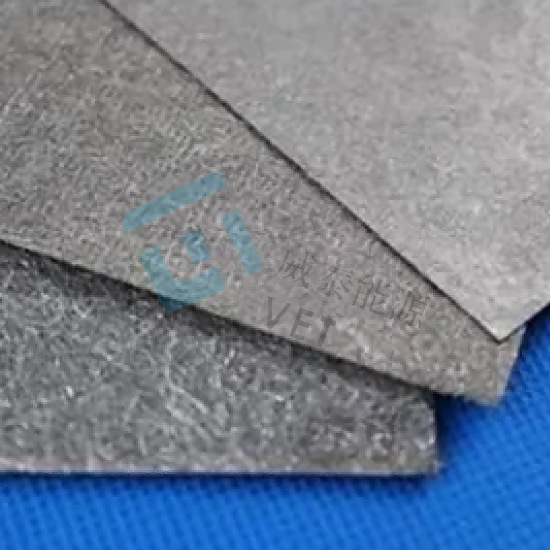 Titano pluošto veltinio kuro elemento elektrolitinio elemento anodo medžiagos dujų filtro sluoksnis